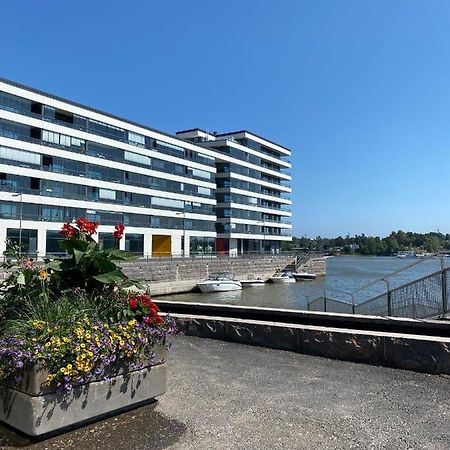 Sea View Lux Kalasatama Romantic Studio - Balcony & Coffee& Tee, Wifi, Gym &Sauna Helsinki Zewnętrze zdjęcie