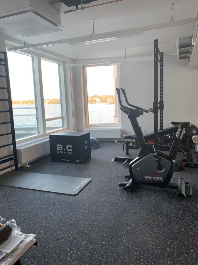 Sea View Lux Kalasatama Romantic Studio - Balcony & Coffee& Tee, Wifi, Gym &Sauna Helsinki Zewnętrze zdjęcie