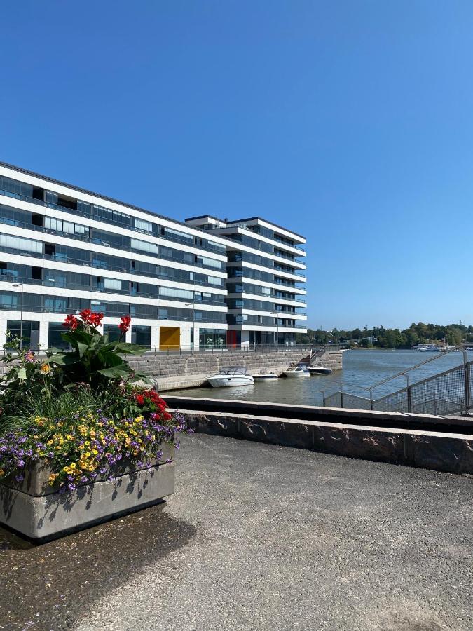 Sea View Lux Kalasatama Romantic Studio - Balcony & Coffee& Tee, Wifi, Gym &Sauna Helsinki Zewnętrze zdjęcie